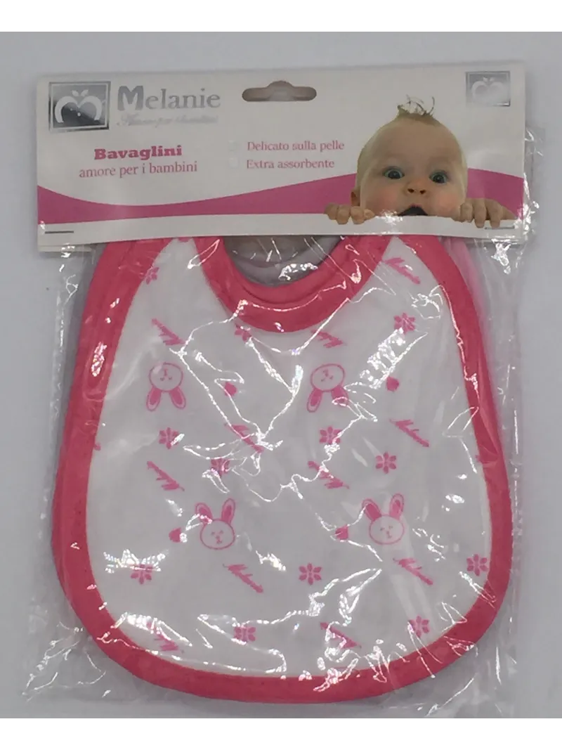 Acquista ora BAVETTE PICCOLE 6 PEZZI COTONE INTERLOCK CON LACCIO MELANIE ap122 su nonsolointimo1994.com