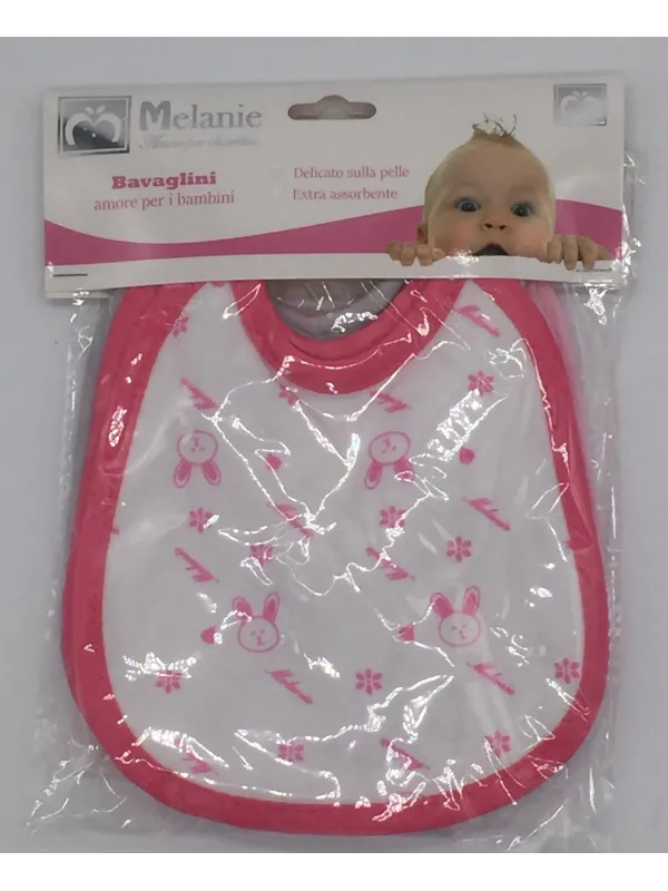 Acquista ora BAVETTE PICCOLE 6 PEZZI COTONE INTERLOCK CON LACCIO MELANIE ap122 su nonsolointimo1994.com