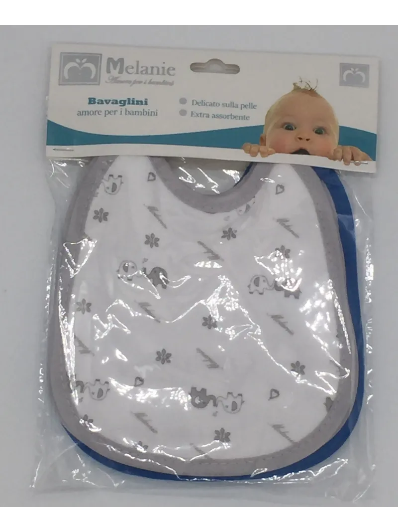Acquista ora BAVETTE PICCOLE 6 PEZZI COTONE INTERLOCK CON LACCIO MELANIE ap122 su nonsolointimo1994.com