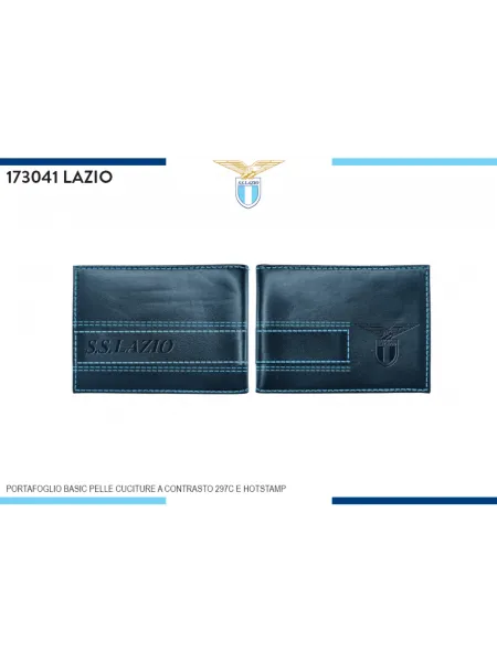 PORTAFOGLIO PORTACARTE UOMO VERA PELLE ENZO CASTELLANO SS LAZIO 173041 2