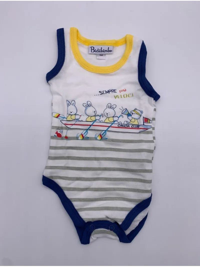 Vendita BODY NEONATO SPALLA LARGA BIDIBIMBO COTONE