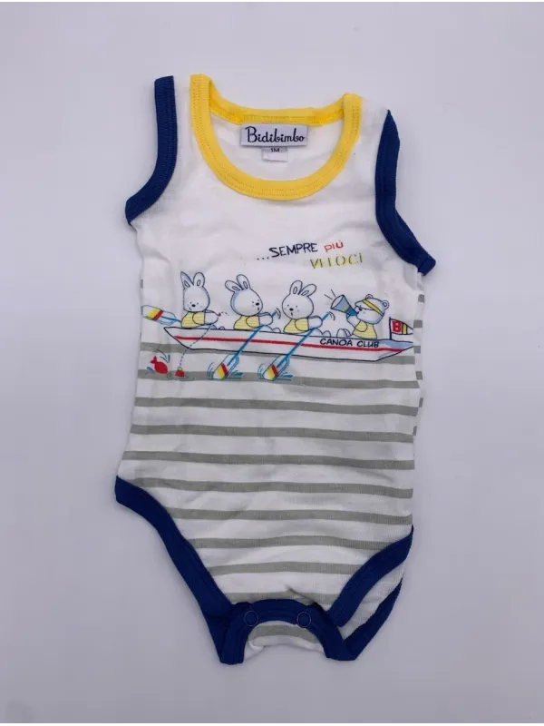 Vendita BODY NEONATO SPALLA LARGA BIDIBIMBO COTONE
