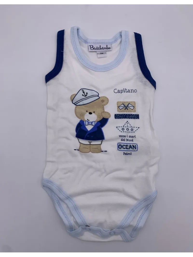 Vendita BODY NEONATO SPALLA LARGA BIDIBIMBO COTONE