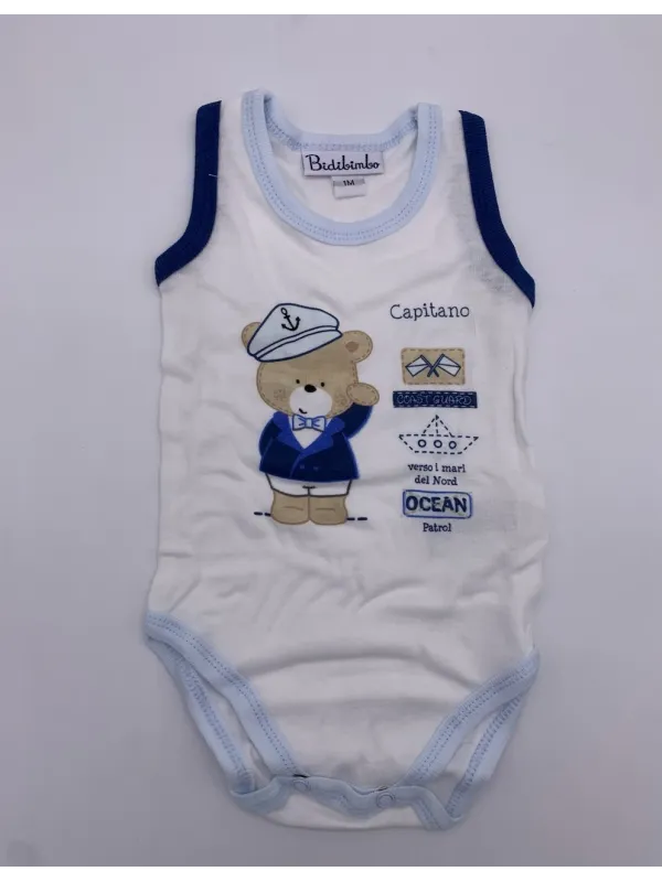 Vendita BODY NEONATO SPALLA LARGA BIDIBIMBO COTONE