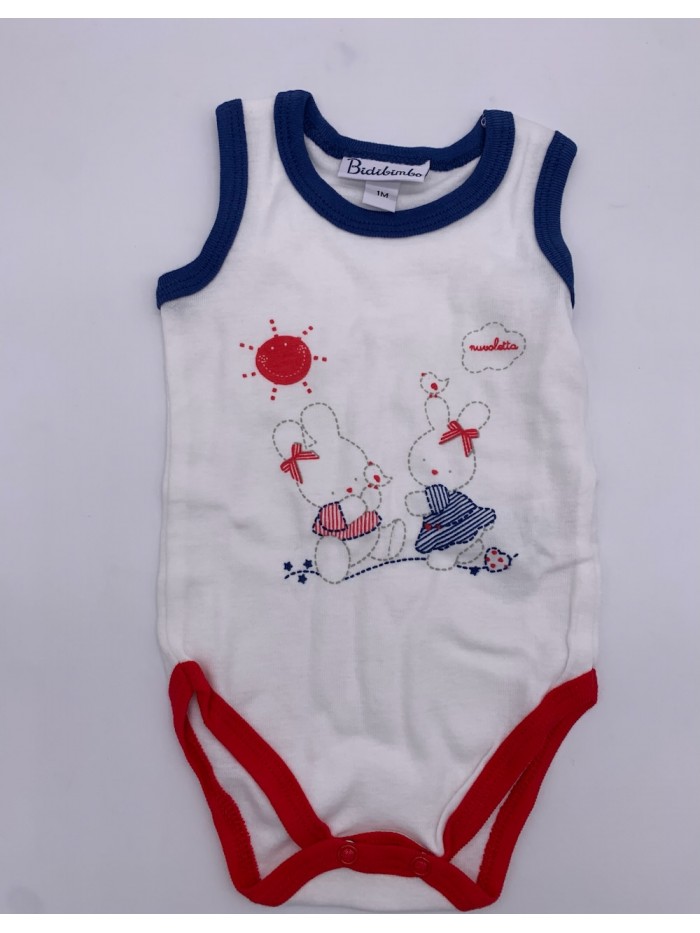 Vendita BODY NEONATO SPALLA LARGA BIDIBIMBO COTONE