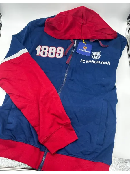 Acquista ora FELPA FULL ZIP CON CAPPUCCIO UOMO CALDO COTONE MANICA LUNGA AZNAR INNOVA FC BARCELONA 57347 su nonsolointimo1994.co 2