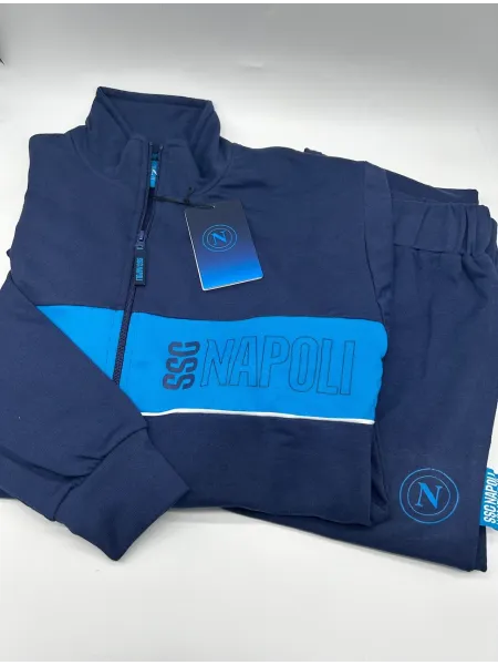 Acquista ora TUTA BAMBINO COTONE FRENCH TERRY FULL ZIP COLLECTION 2025 HERMET SSC NAPOLI PIGNF302105 su nonsolointimo1994.com