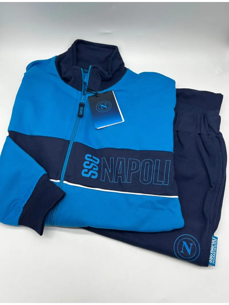 Acquista ora TUTA BAMBINO COTONE FRENCH TERRY FULL ZIP COLLECTION 2025 HERMET SSC NAPOLI PIGNF302105 su nonsolointimo1994.com