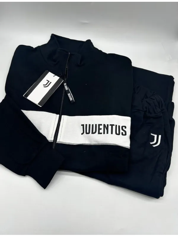 Acquista ora TUTA UOMO COTONE FRENCH TERRY FULL ZIP COLLECTION 2025 HERMET FC JUVENTUS PIGJF102085 su nonsolointimo1994.com