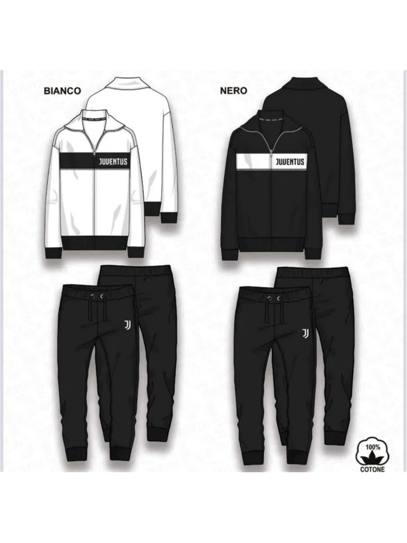 Acquista ora TUTA UOMO COTONE FRENCH TERRY FULL ZIP COLLECTION 2025 HERMET FC JUVENTUS PIGJF102085 su nonsolointimo1994.com