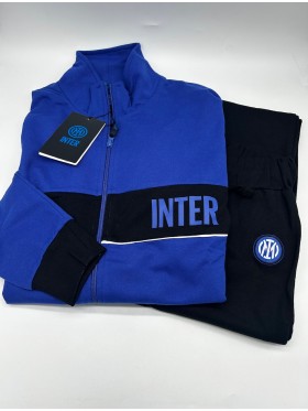 TUTA UOMO COTONE FRENCH TERRY FULL ZIP COLLECTION 2025 HERMET FC INTER PIGIF102050