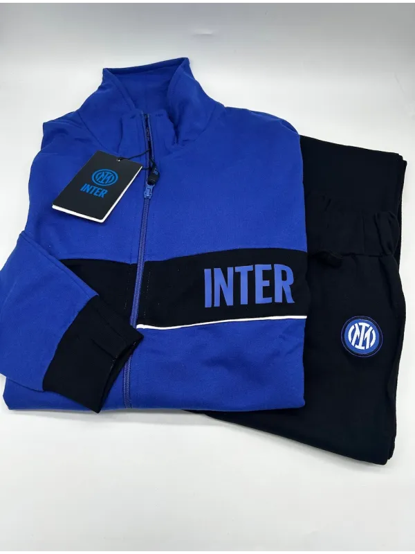 Acquista ora TUTA UOMO COTONE FRENCH TERRY FULL ZIP COLLECTION 2025 HERMET FC INTER PIGIF102050 su nonsolointimo1994.com