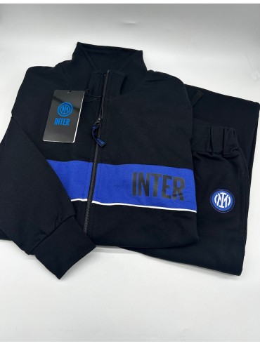 Acquista ora TUTA UOMO COTONE FRENCH TERRY FULL ZIP COLLECTION 2025 HERMET FC INTER PIGIF102050 su nonsolointimo1994.com