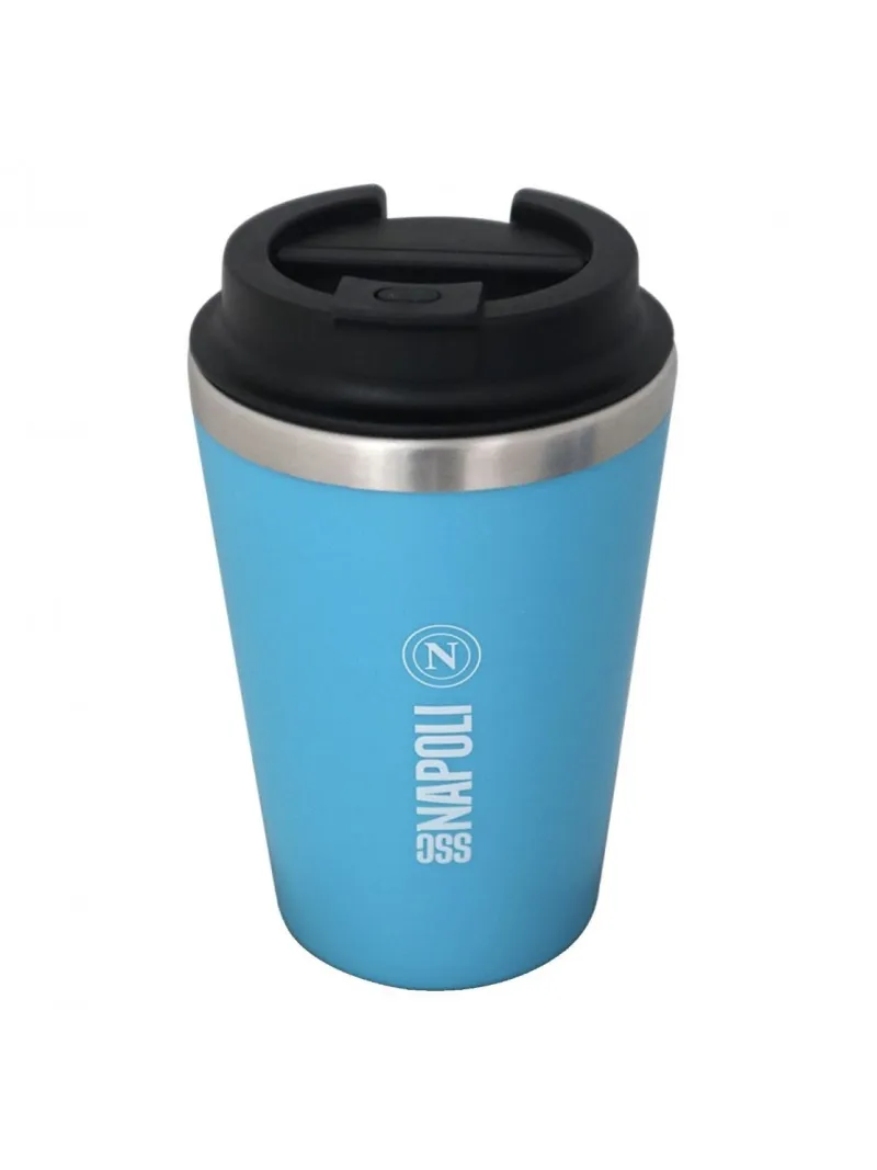 Acquista ora TAZZA TERMICA IN ALLUMINIO TERMOS 500ML GIEMME SSC NAPOLI OFFICIAL NA1606 su nonsolointimo1994.com