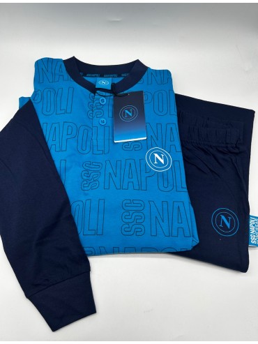 Acquista ora PIGIAMA UOMO MANICA LUNGA COTONE 100% COLLECTION 2025 HERMET SSC NAPOLI PIGNT102110 su nonsolointimo1994.com