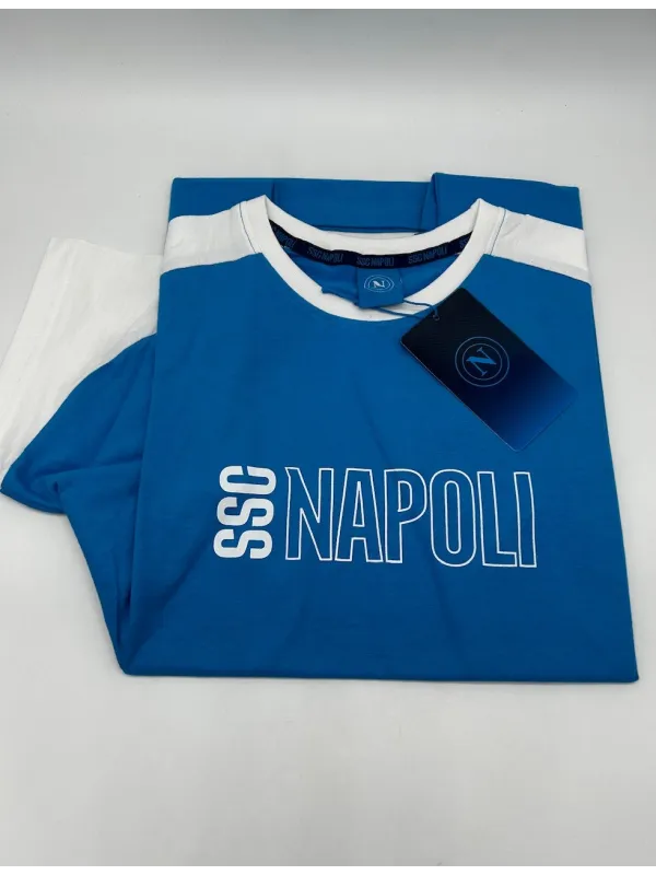 Acquista ora MAGLIA T-SHIRT COTONE 100% OFFICIAL HERMET SSC NAPOLI TSHCC10N001 N003 su nonsolointimo1994.com