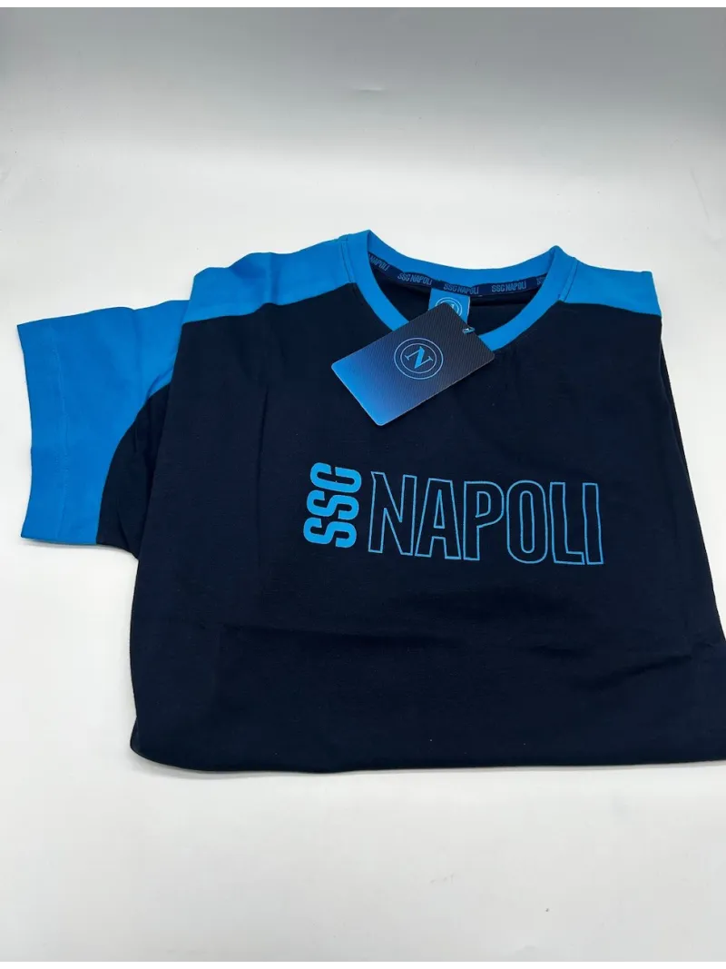 Acquista ora MAGLIA T-SHIRT COTONE 100% OFFICIAL HERMET SSC NAPOLI TSHCC10N001 N003 su nonsolointimo1994.com