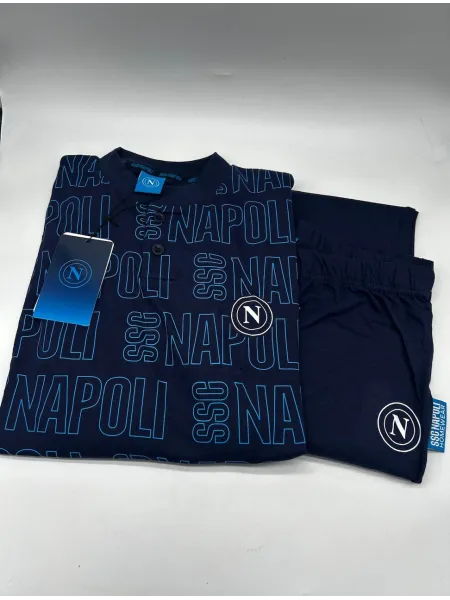 Acquista ora PIGIAMA RAGAZZO SOTTUOMO MANICA LUNGA COTONE 100% COLLECTION 2025 HERMET SSC NAPOLI PIGNT202110 su nonsolointimo199 2