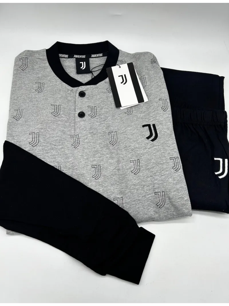 Acquista ora PIGIAMA UOMO COTONE 100% MANICA LUNGA COLLECTION 2026 HERMET FC JUVENTUS PIGJT102090 su nonsolointimo1994.com