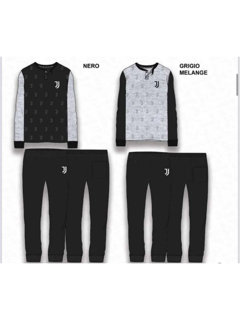 Acquista ora PIGIAMA UOMO COTONE 100% MANICA LUNGA COLLECTION 2026 HERMET FC JUVENTUS PIGJT102090 su nonsolointimo1994.com
