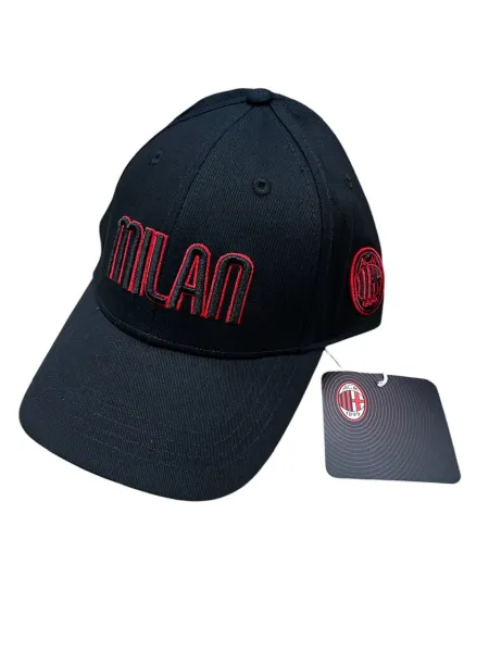 Acquista ora CAPPELLO COTONE BASEBALL ADULTO RICAMATO A CONTRASTO ENZO CASTELLANO AC MILAN 143591 su nonsolointimo1994.com