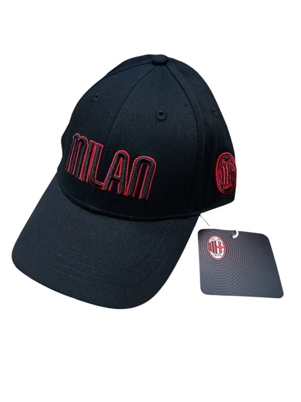 Acquista ora CAPPELLO COTONE BASEBALL ADULTO RICAMATO A CONTRASTO ENZO CASTELLANO AC MILAN 143591 su nonsolointimo1994.com