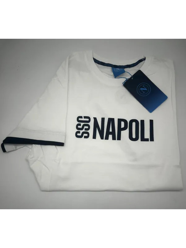 Acquista ora MAGLIA T-SHIRT COTONE 100% OFFICIAL HERMET SSC NAPOLI TSHCC10N001 N003 su nonsolointimo1994.com