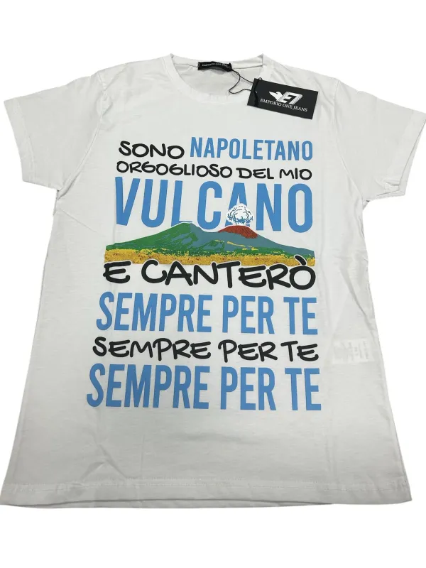 Acquista ora MAGLIA T-SHIRT COTONE 100% OFFICIAL HERMET SSC NAPOLI TSHCC10N001 N003 su nonsolointimo1994.com