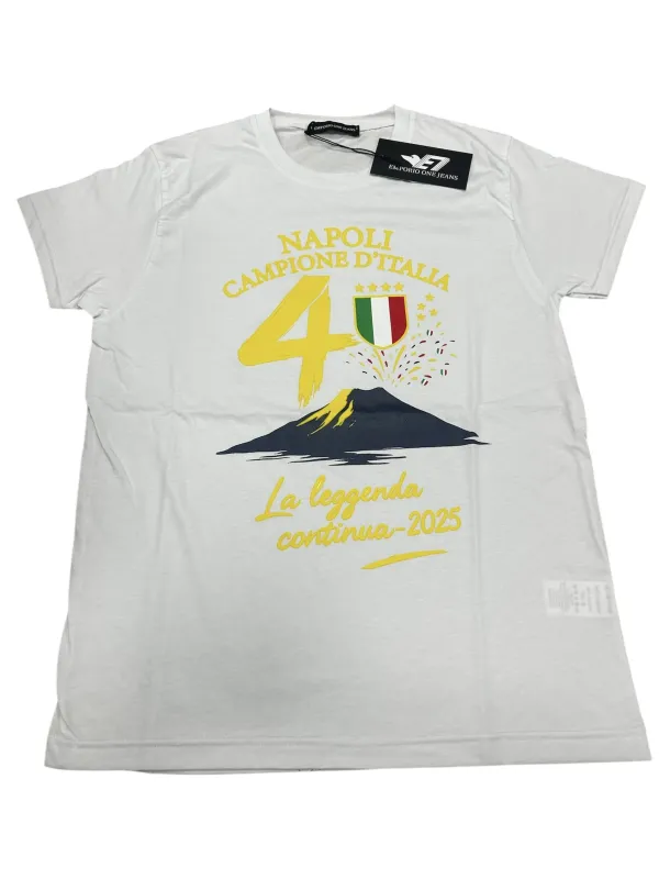 Acquista ora MAGLIA T-SHIRT COTONE 100% OFFICIAL HERMET SSC NAPOLI TSHCC10N001 N003 su nonsolointimo1994.com