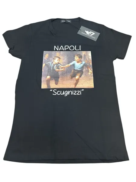Acquista ora MAGLIA T-SHIRT COTONE 100% OFFICIAL HERMET SSC NAPOLI TSHCC10N001 N003 su nonsolointimo1994.com 2