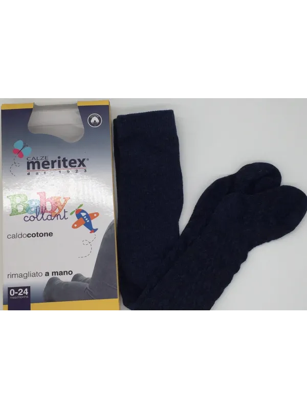 COLLANT CALZAMAGLIE CALDO COTONE NEONATA MODA MERITEX