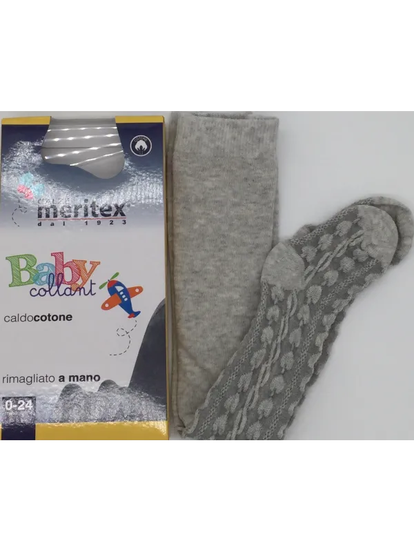 COLLANT CALZAMAGLIE CALDO COTONE NEONATA MODA MERITEX