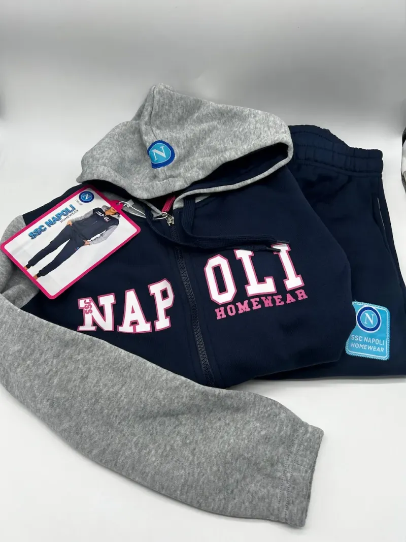 Acquista ora copia di TUTA DONNA FELPA FULL ZIP ZERO&CO. SSC NAPOLI CNF500A su nonsolointimo1994.com