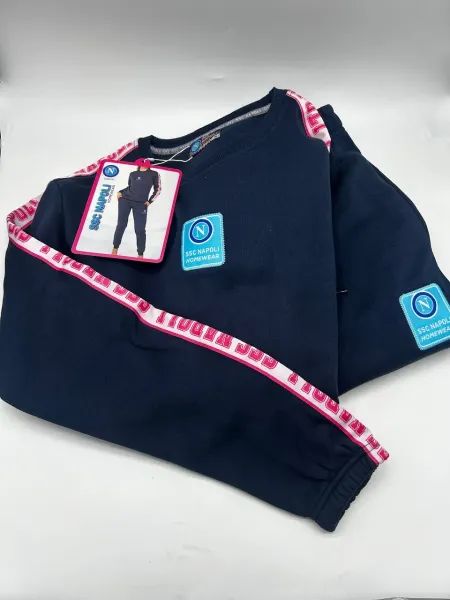 Acquista ora copia di TUTA DONNA FELPA FULL ZIP ZERO&CO. SSC NAPOLI CNF500A su nonsolointimo1994.com 2