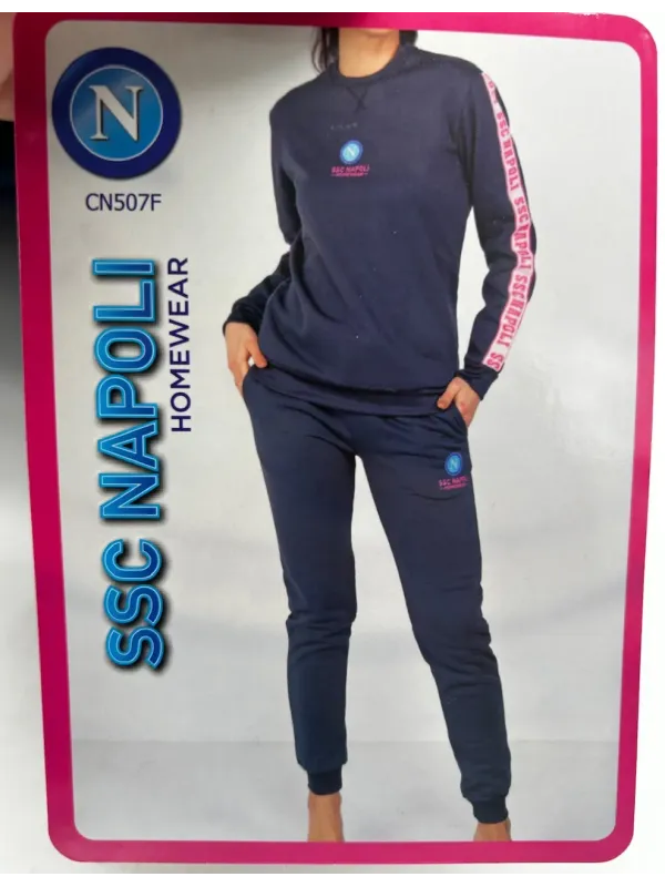 Acquista ora copia di TUTA DONNA FELPA FULL ZIP ZERO&CO. SSC NAPOLI CNF500A su nonsolointimo1994.com
