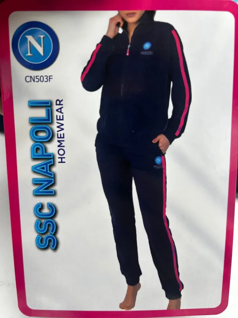 Acquista ora copia di TUTA DONNA FELPA FULL ZIP ZERO&CO. SSC NAPOLI CNF500A su nonsolointimo1994.com