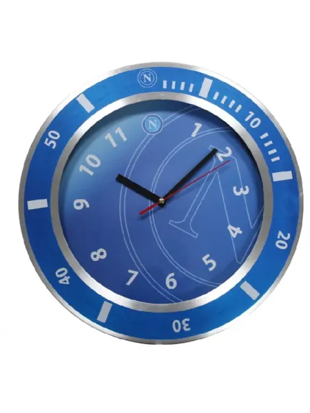 Acquista ora copia di OROLOGIO DA MENSOLA CON LOGO GIEMME SSC NAPOLI OFFICIAL CL001NP su nonsolointimo1994.com