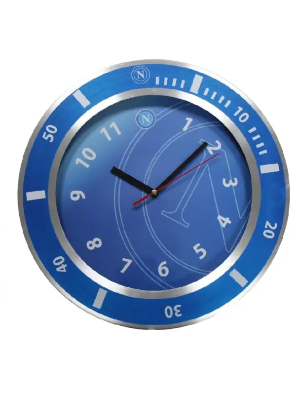 Acquista ora copia di OROLOGIO DA MENSOLA CON LOGO GIEMME SSC NAPOLI OFFICIAL CL001NP su nonsolointimo1994.com