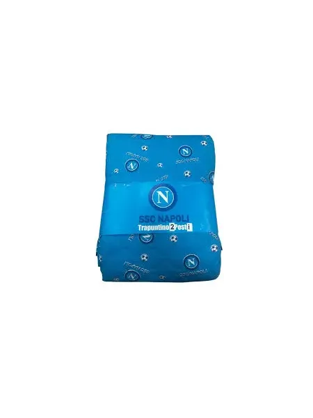 Acquista ora copia di TRAPUNTINO LETTO 1 PIAZZA E MEZZA MADE IN ITALY CARILLO SSC NAPOLI LX1004 su nonsolointimo1994.com