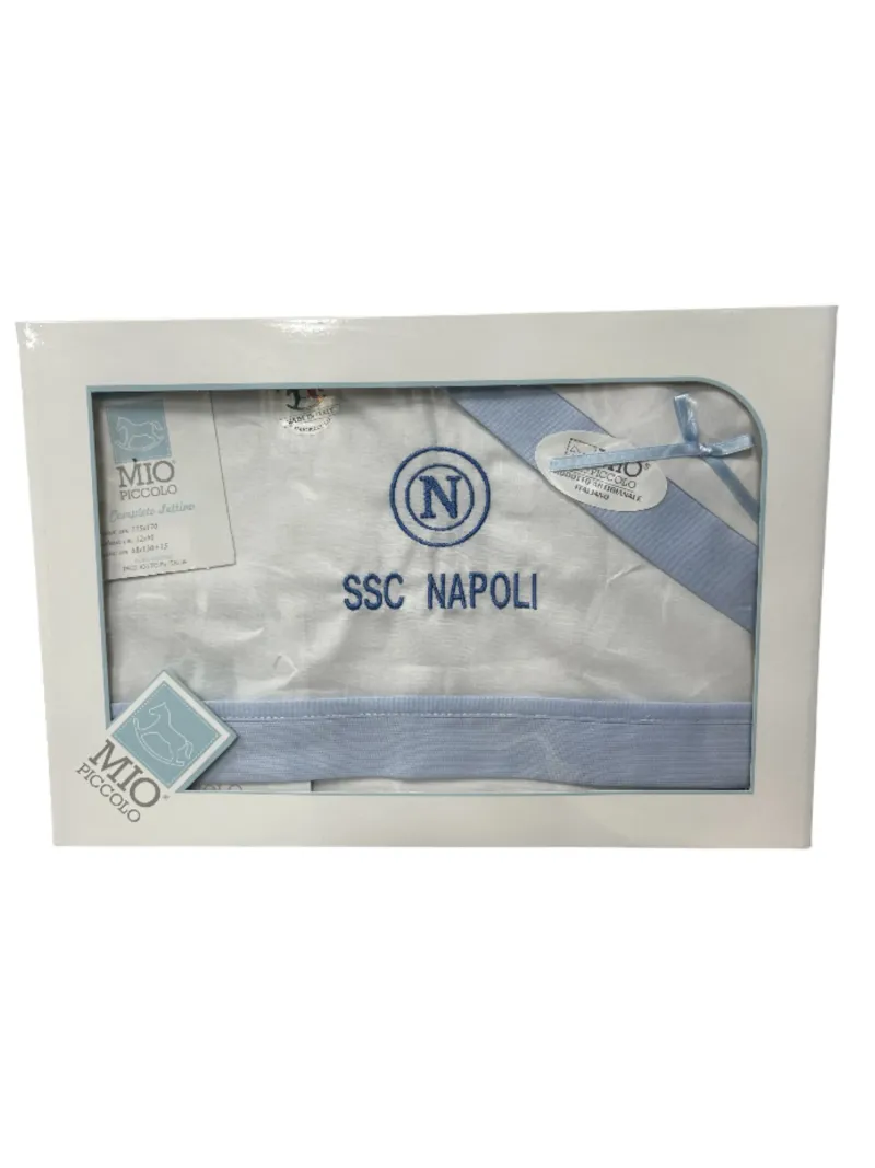 Acquista ora copia di COMPLETO LENZUOLA LETTINO NEONATO COTONE 100% ZERO&CO SSC NAPOLI LLN1 LLN2 LLNN1 LLNN2 su nonsolointimo199