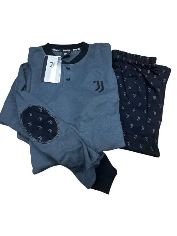 Acquista ora copia di PIGIAMA UOMO CALDO COTONE MANICA LUNGA COLLEZIONE 2024-2025 HERMET FC JUVENTUS PIGJT101035 su nonsolointim