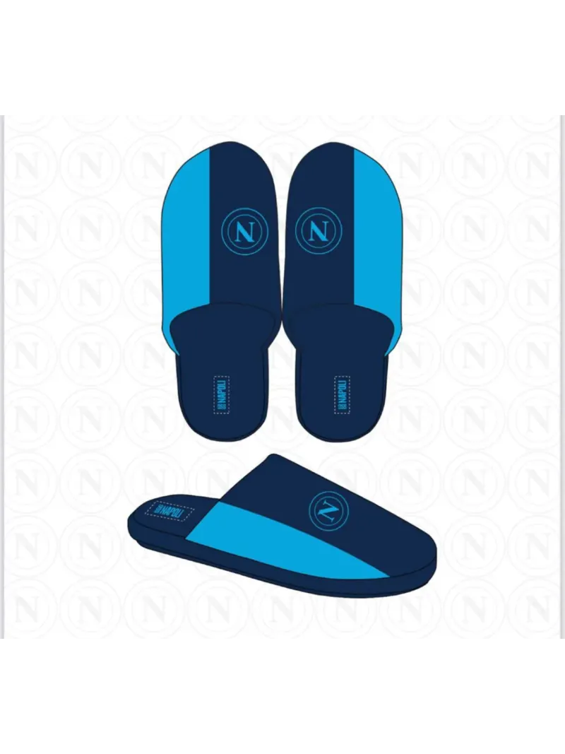 Acquista ora copia di PANTOFOLA UOMO PILE ANTISCIVOLO SSC NAPOLI 105TU su nonsolointimo1994.com