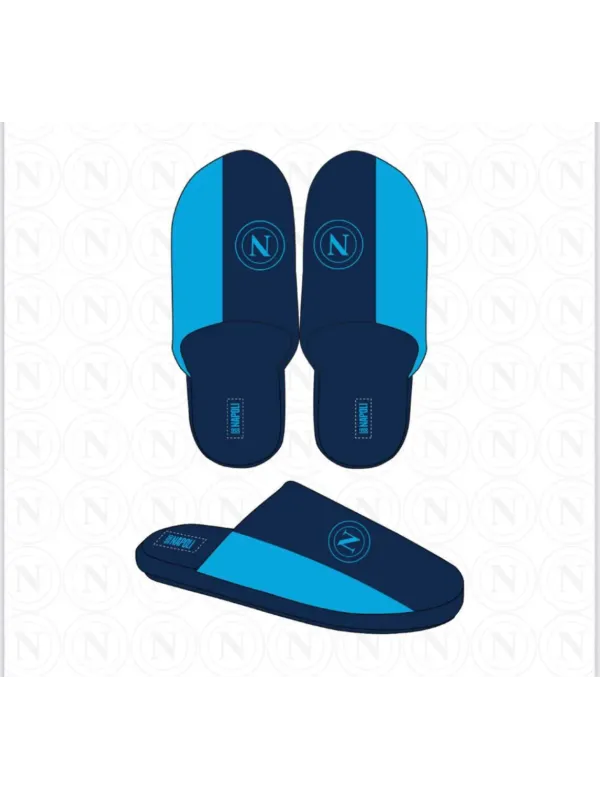 Acquista ora copia di PANTOFOLA UOMO PILE ANTISCIVOLO SSC NAPOLI 105TU su nonsolointimo1994.com
