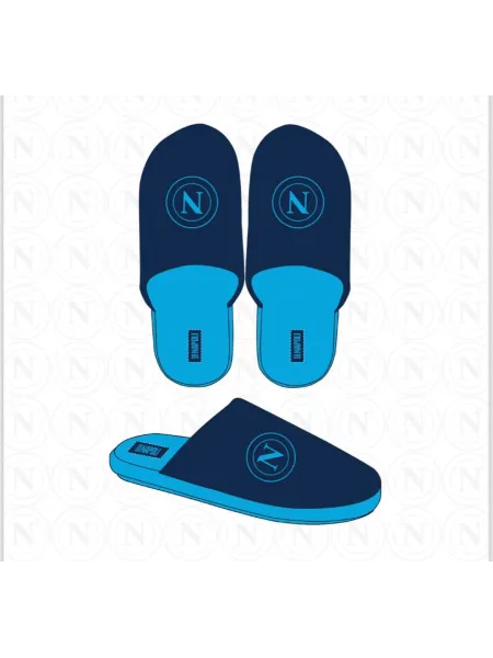 Acquista ora copia di PANTOFOLA UOMO PILE ANTISCIVOLO SSC NAPOLI 105TU su nonsolointimo1994.com 2