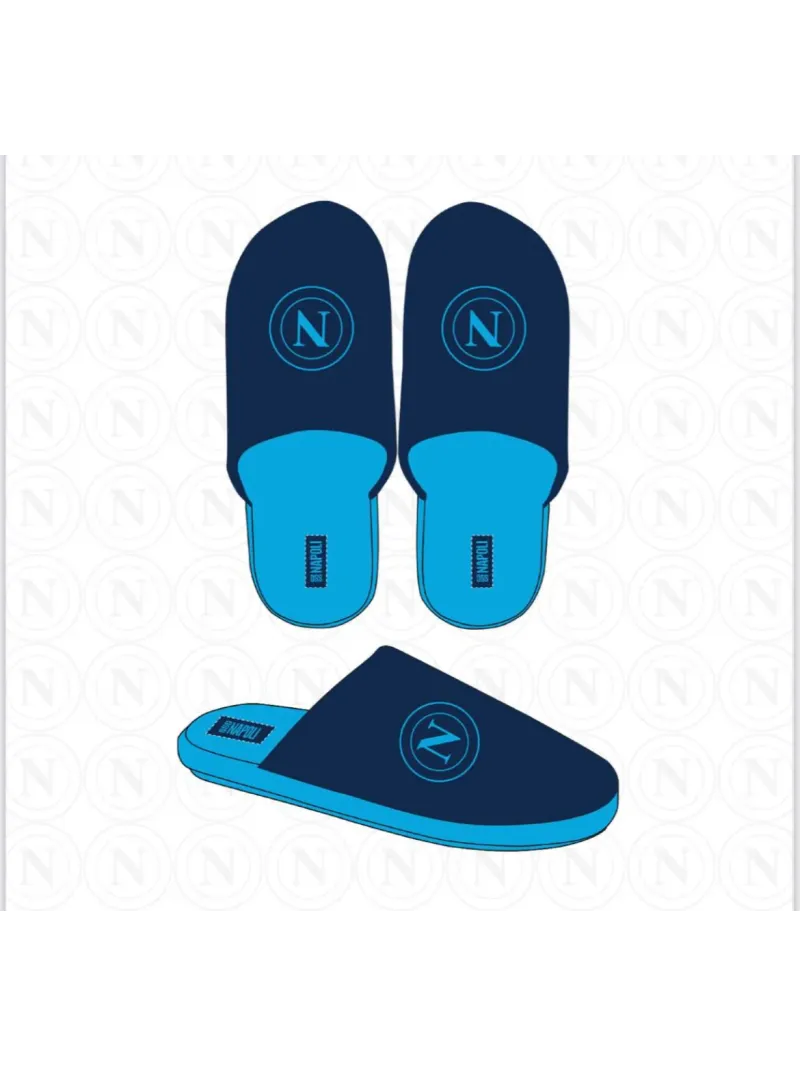 Acquista ora copia di PANTOFOLA UOMO PILE ANTISCIVOLO SSC NAPOLI 105TU su nonsolointimo1994.com