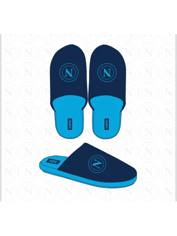 Acquista ora copia di PANTOFOLA UOMO PILE ANTISCIVOLO SSC NAPOLI 105TU su nonsolointimo1994.com
