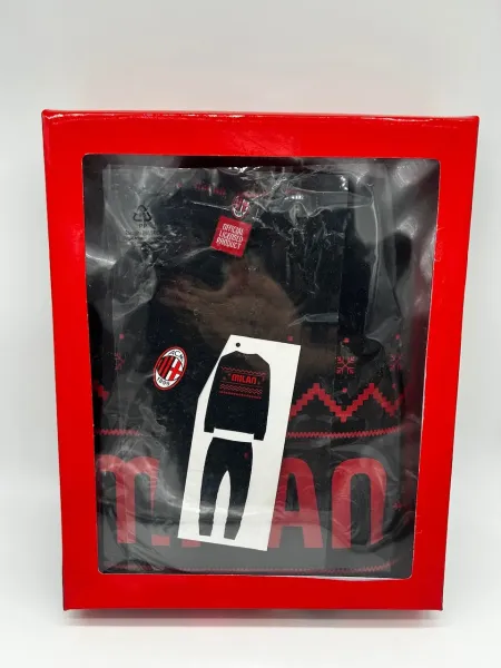 Acquista ora copia di TUTA UOMO FELPA GIROCOLLO MANICA LUNGA MERRY CHRISTMAS LIMITED EDITION AC MILAN PIGMF10N001 su nonsolointi 2