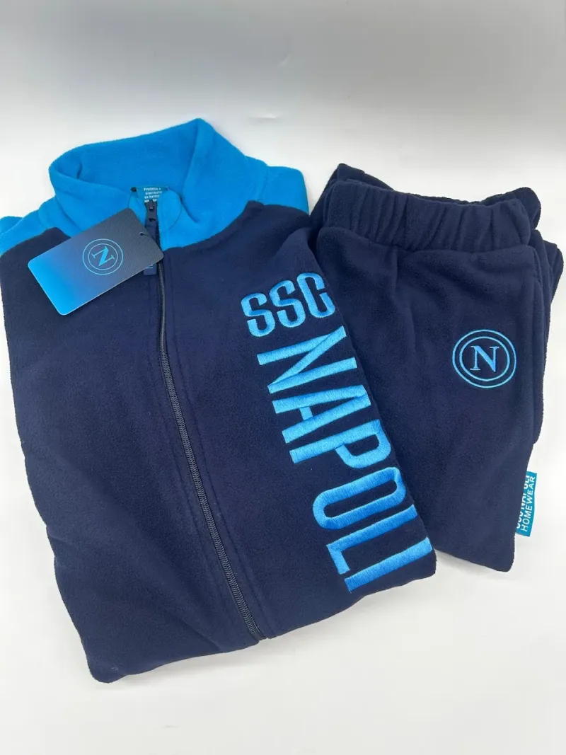 Acquista ora copia di PIGIAMA TUTA UOMO PILE FULL ZIP COLLECTION 2024-2025 HERMET FC JUVENTUS PIGJP101055.B su nonsolointimo1994