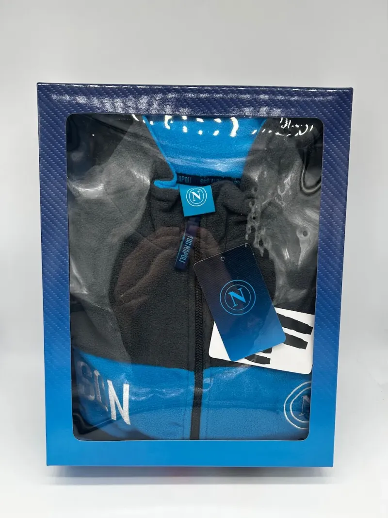 Acquista ora copia di PIGIAMA TUTA UOMO PILE FULL ZIP COLLECTION 2024-2025 HERMET FC JUVENTUS PIGJP101055.B su nonsolointimo1994