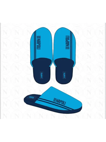 Acquista ora copia di PANTOFOLA UOMO PILE ANTISCIVOLO SSC NAPOLI 105TU su nonsolointimo1994.com